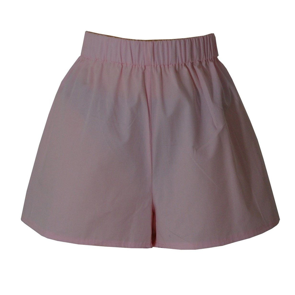 Organic Cotton Women's Poplin Shorts, Pink -  - BuyMeOnce UK