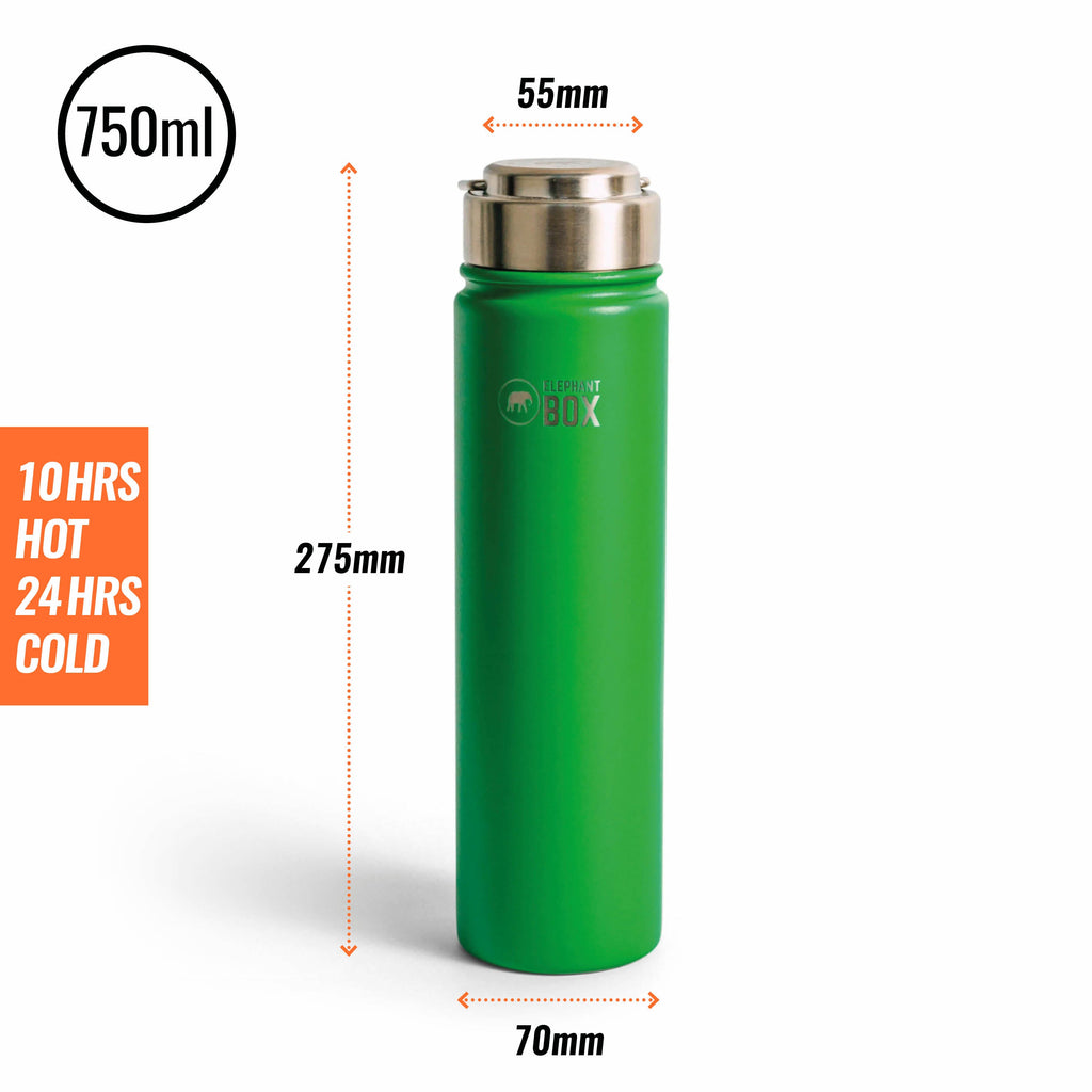 Wide Mouth Insulated Bottle 750ml Water Bottle Elephant Box 